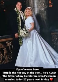 Lisa Wilson posted her wedding photo with Michael Wilson